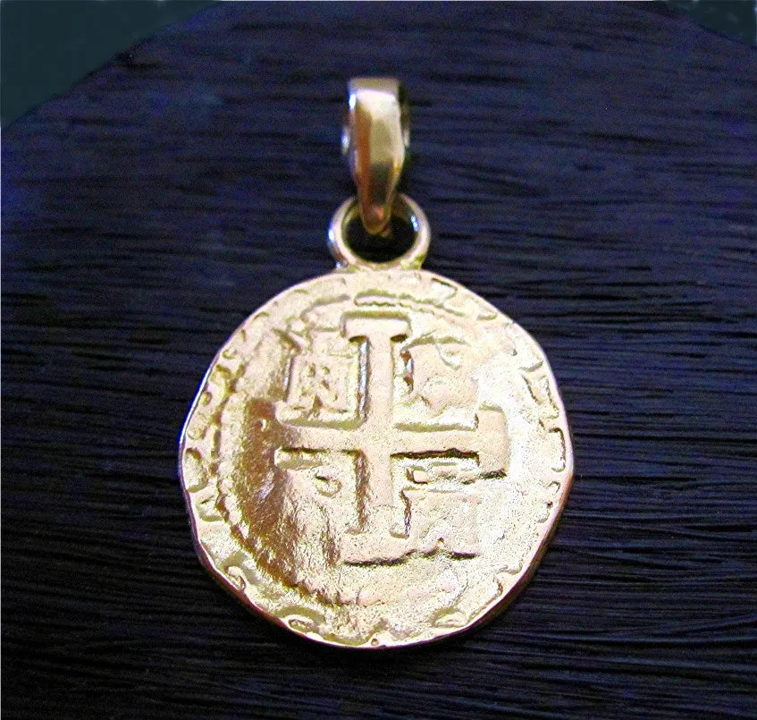 Simple Organic Gold Bronze Jewelry Pendant Bail (one bail)
