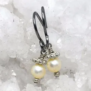 Simple Pearl Drop Earrings