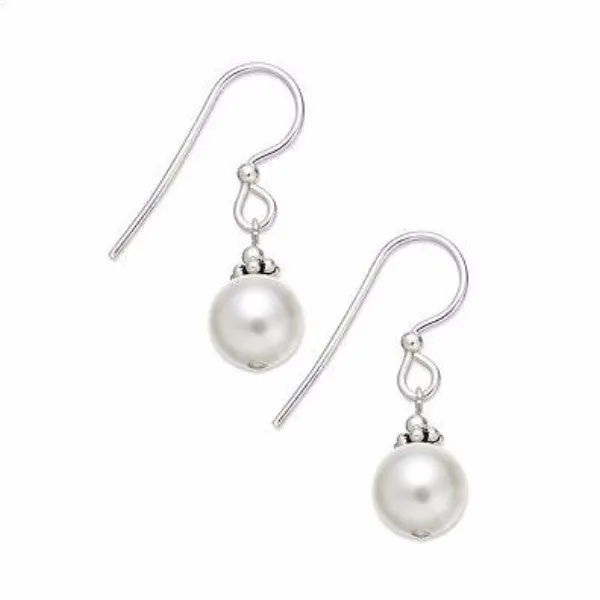 Simple Pearl Drop Earrings