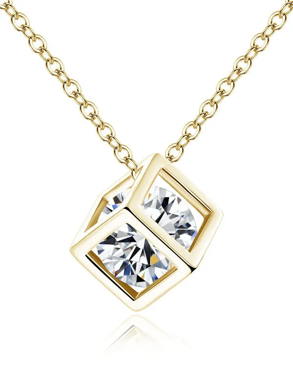 Simple Rubik's Cube Zircon Set