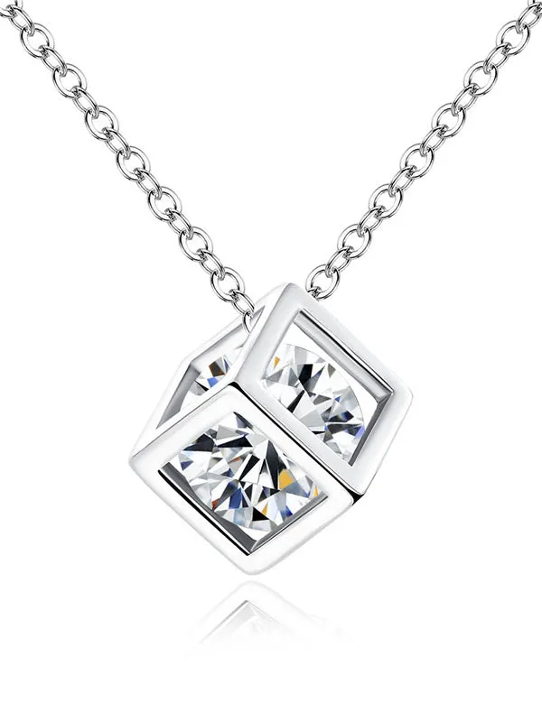 Simple Rubik's Cube Zircon Set