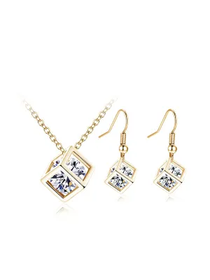 Simple Rubik's Cube Zircon Set