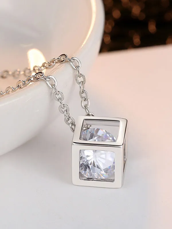Simple Rubik's Cube Zircon Set