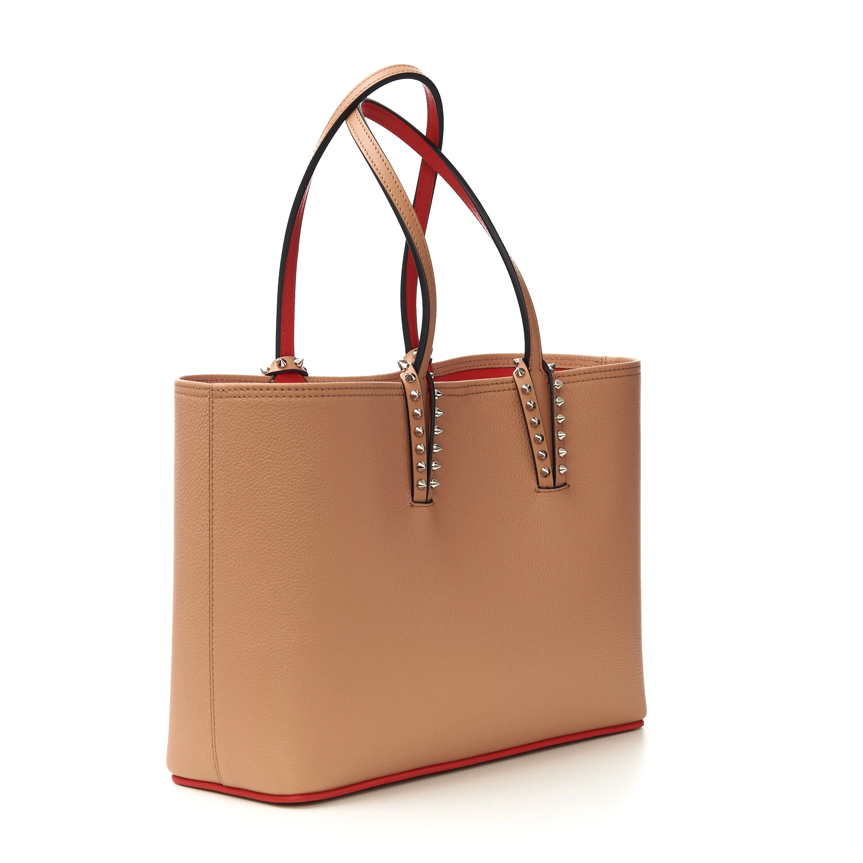 Small Nude Leather Cabata Bag
