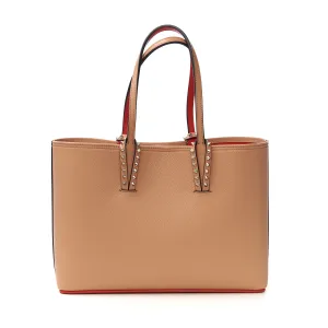 Small Nude Leather Cabata Bag