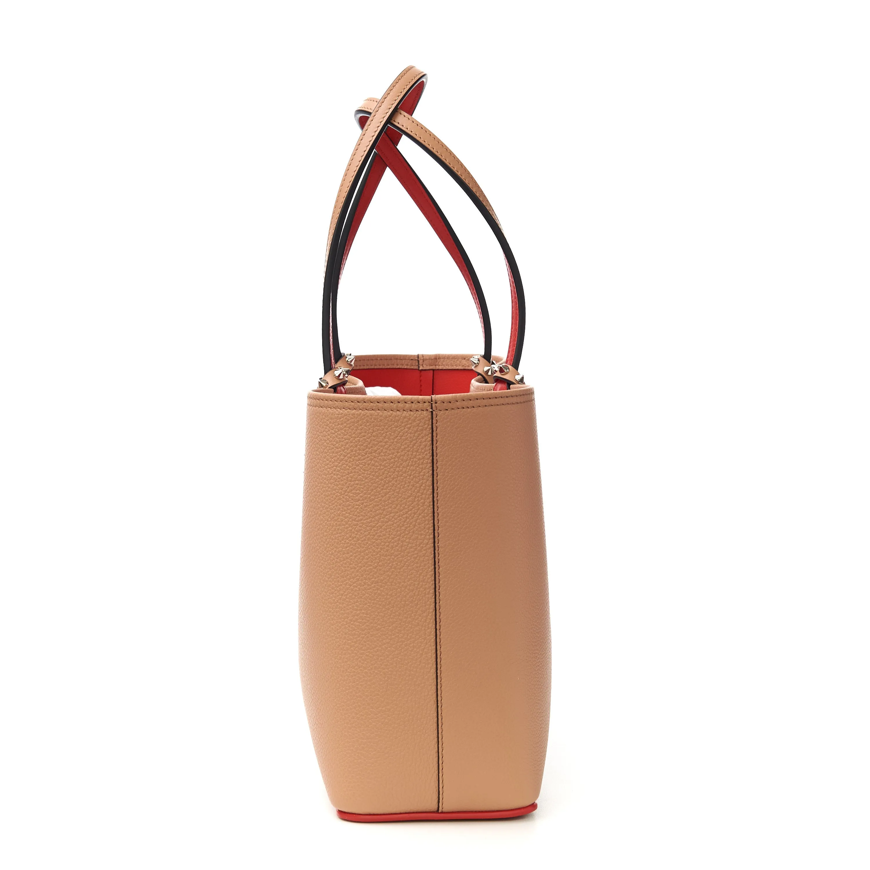 Small Nude Leather Cabata Bag