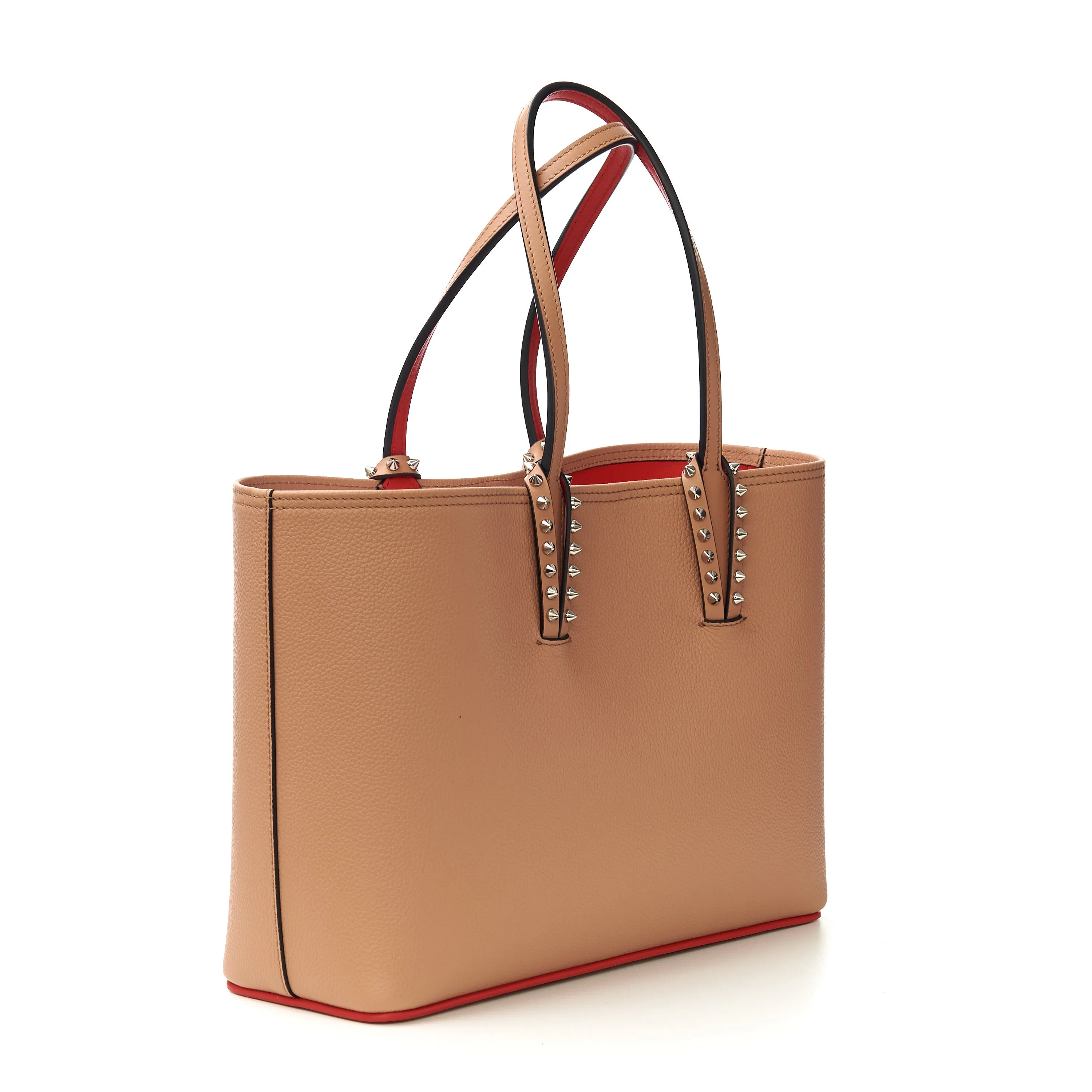 Small Nude Leather Cabata Bag