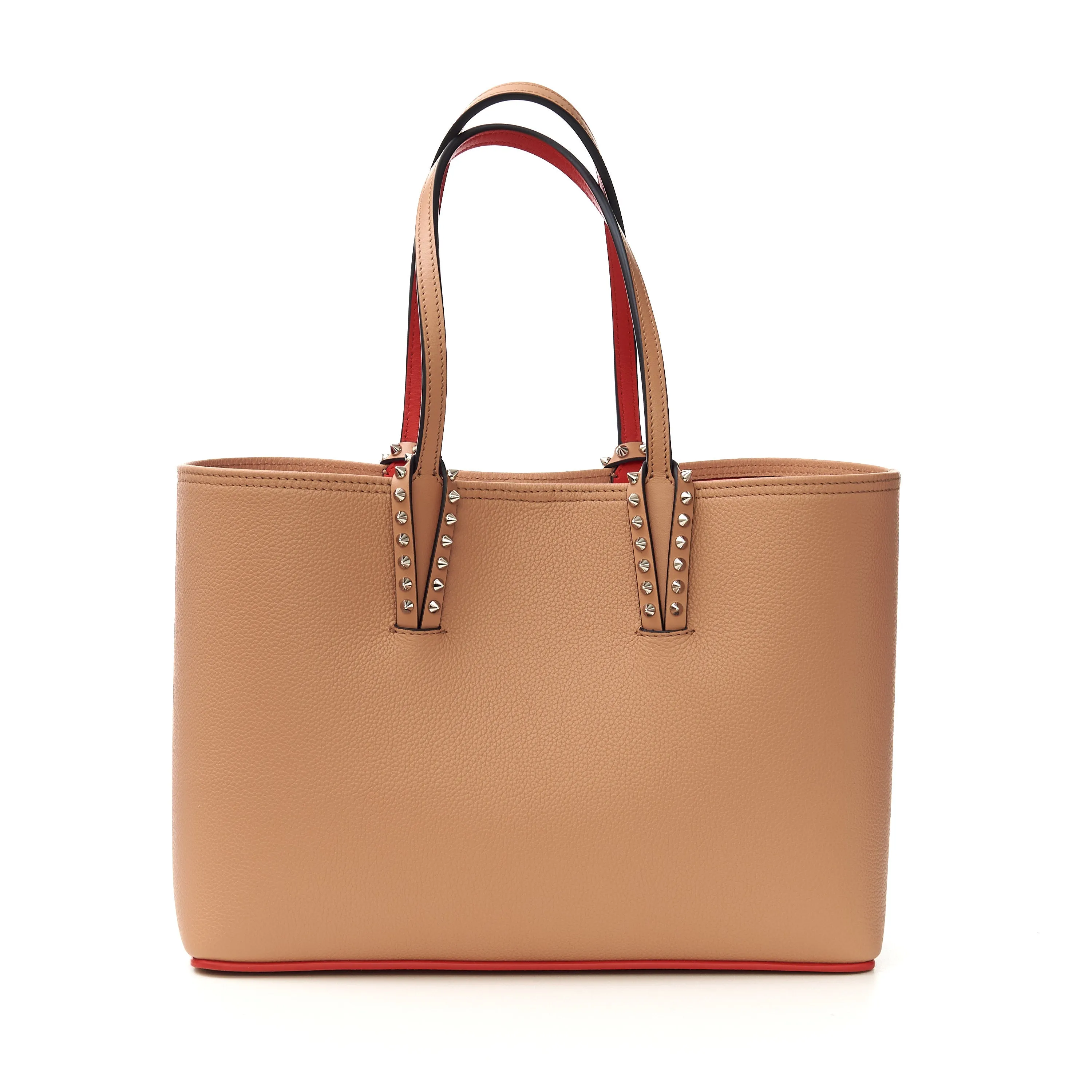 Small Nude Leather Cabata Bag
