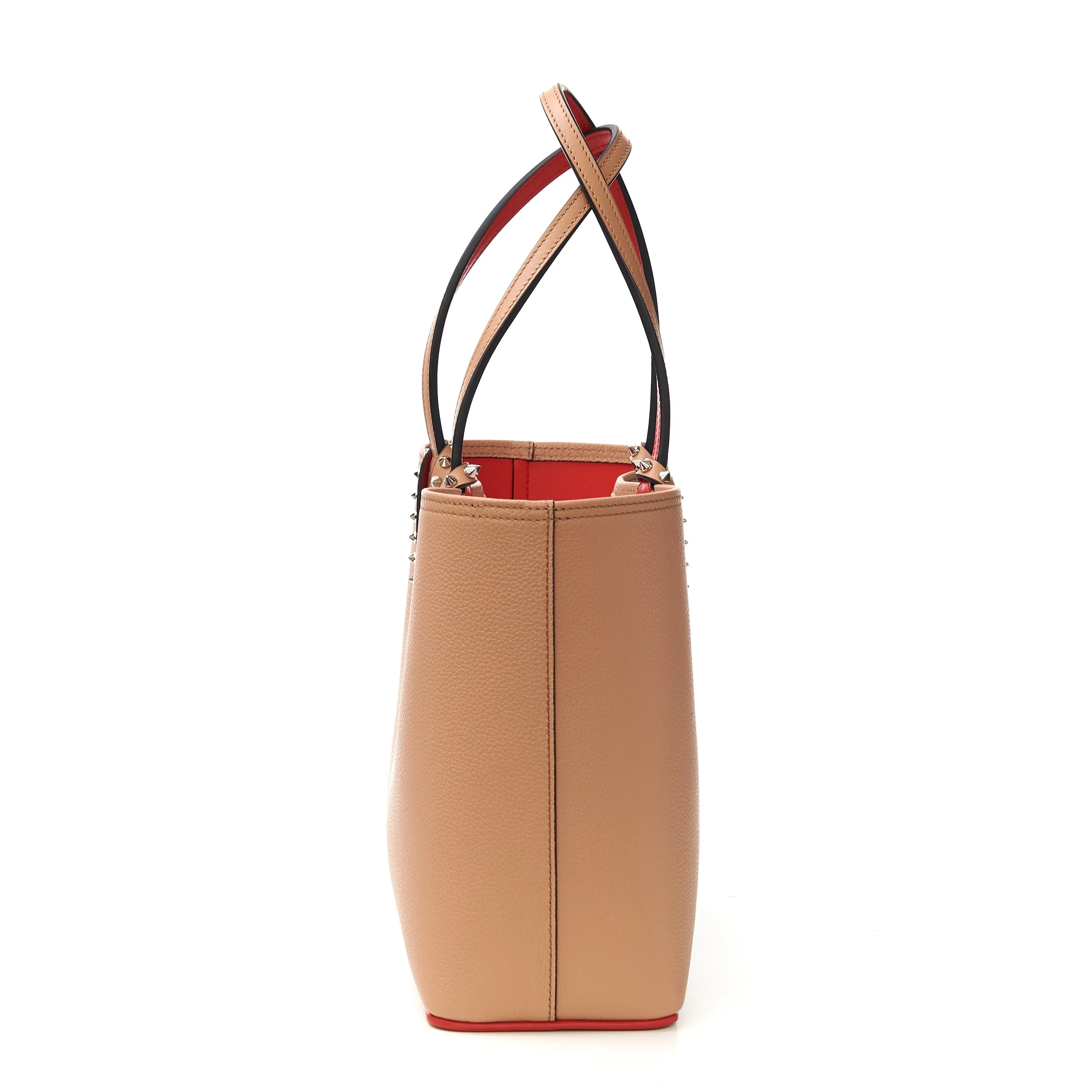 Small Nude Leather Cabata Bag