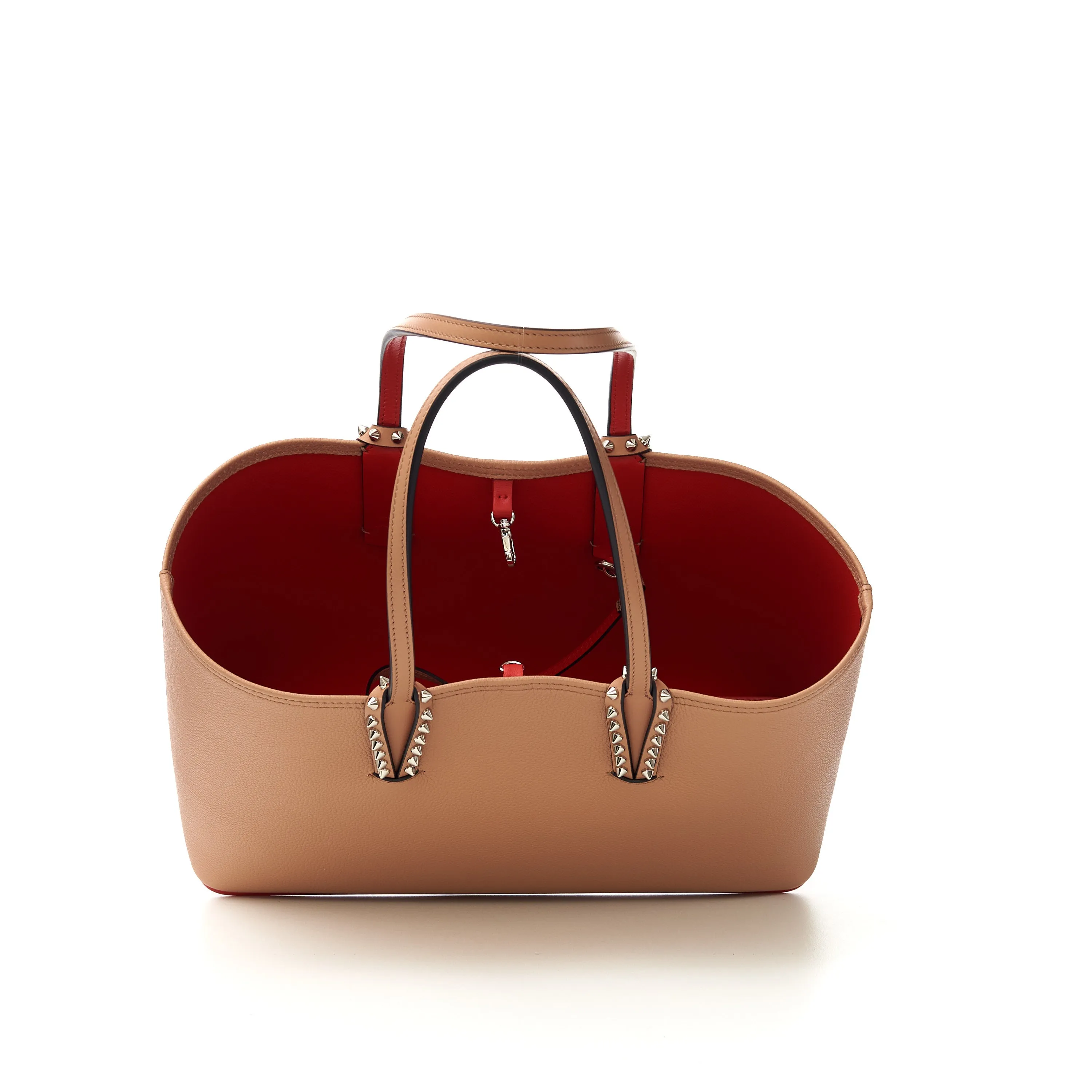 Small Nude Leather Cabata Bag