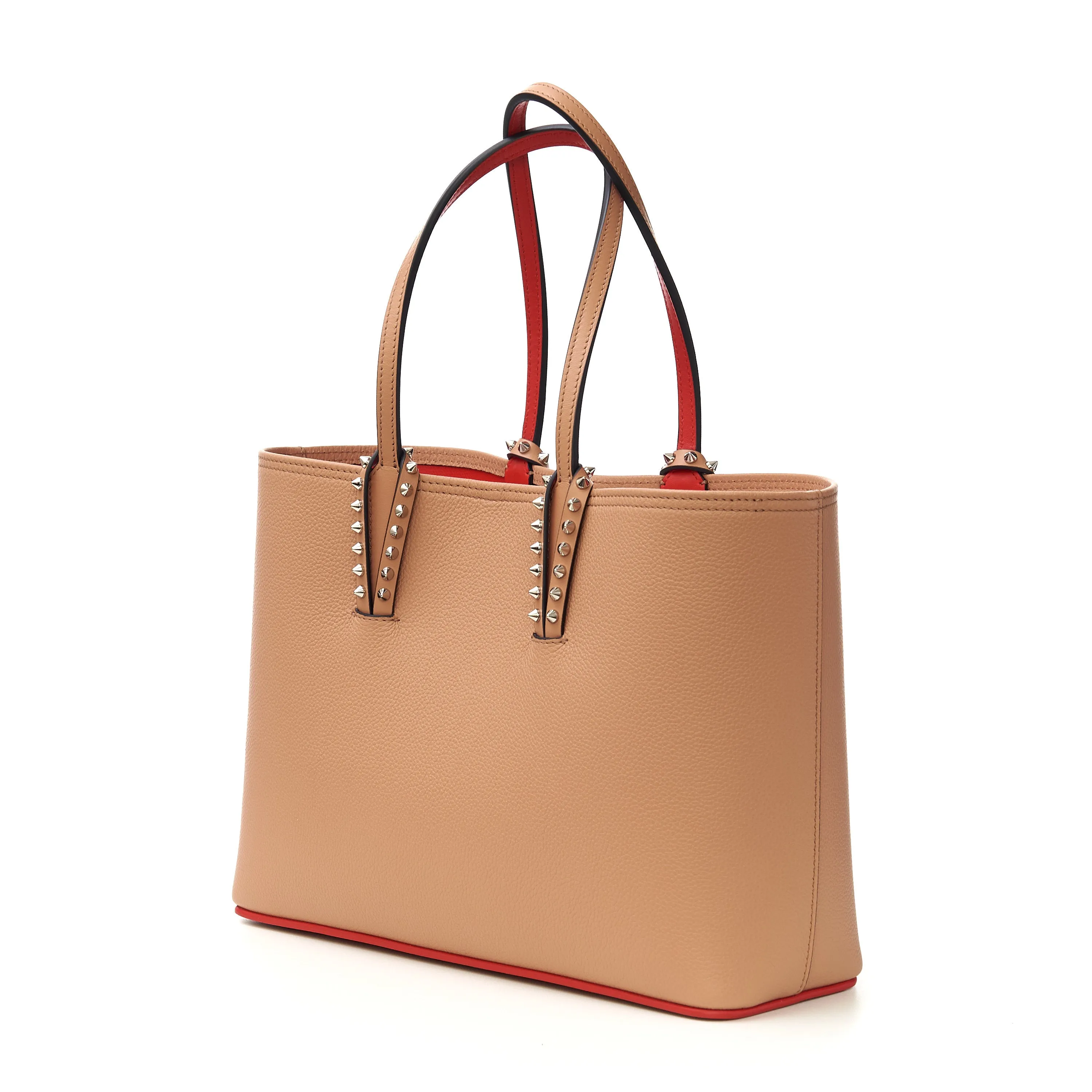 Small Nude Leather Cabata Bag