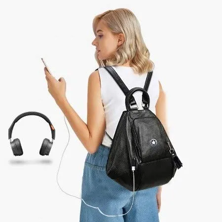 Smart Girl's Shoulder Bag (Black)