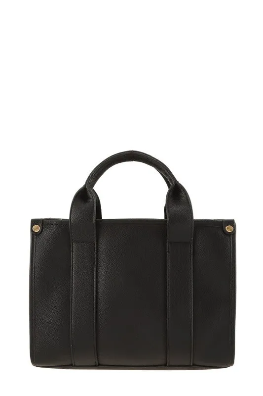 So Fancy- Vegan Leather Tote Bag
