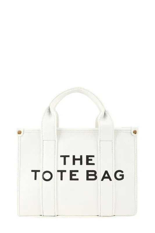 So Fancy- Vegan Leather Tote Bag