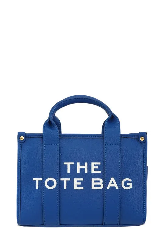 So Fancy- Vegan Leather Tote Bag