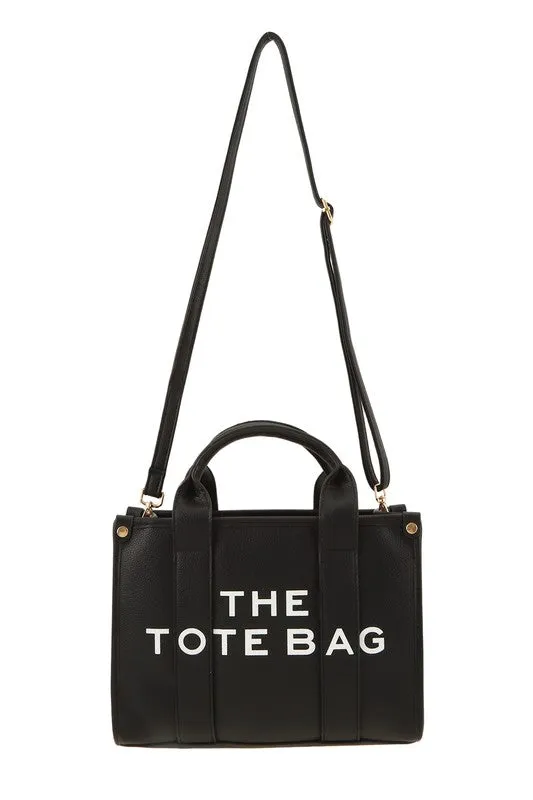 So Fancy- Vegan Leather Tote Bag