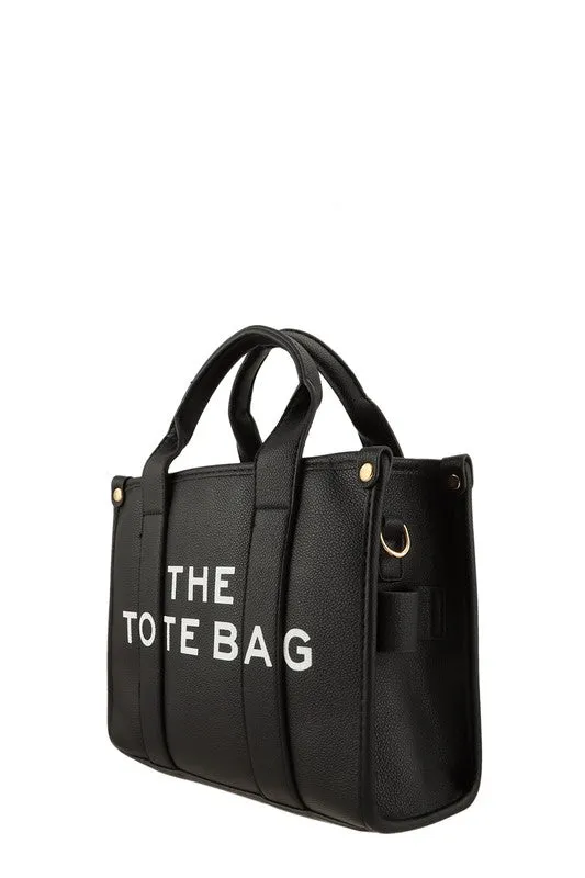 So Fancy- Vegan Leather Tote Bag