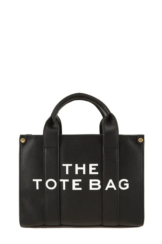 So Fancy- Vegan Leather Tote Bag