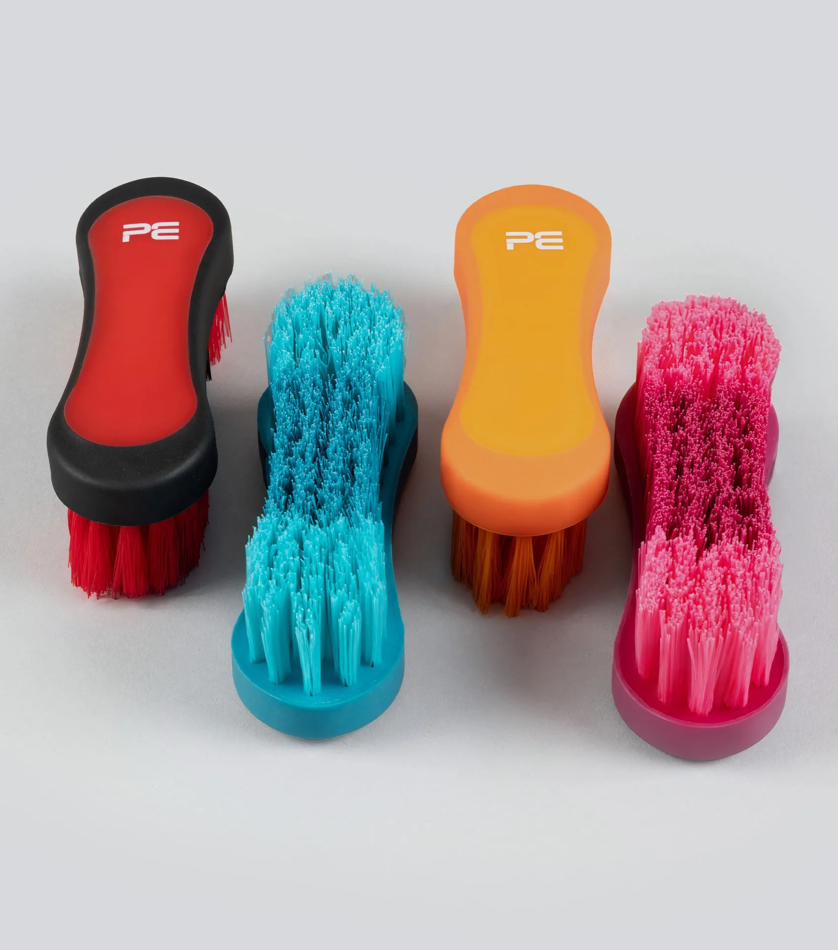Soft-Touch Hoof Brush Black & Red