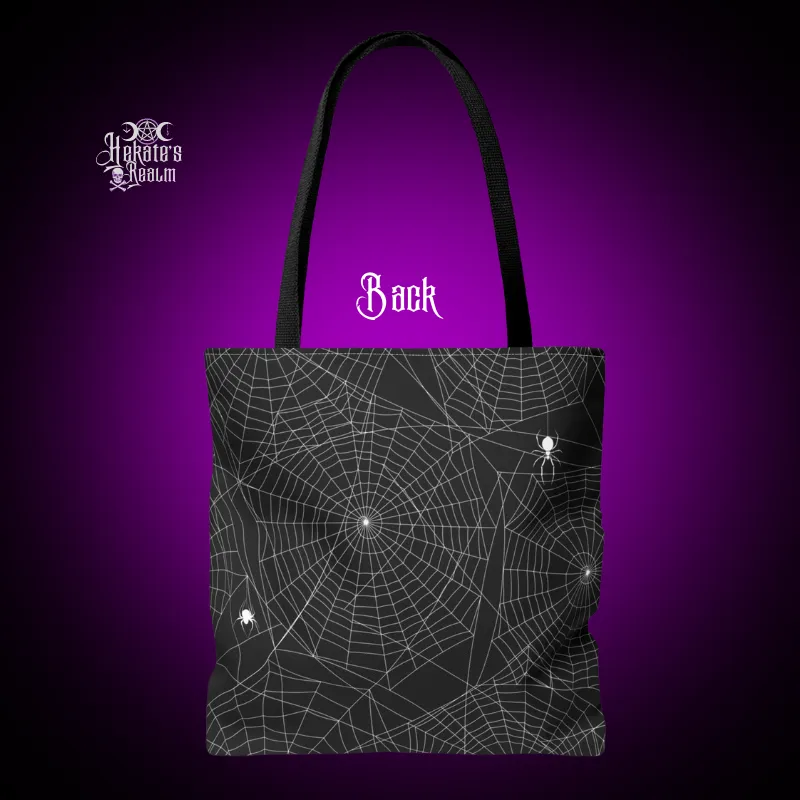 Spiderwebs Tote Bag
