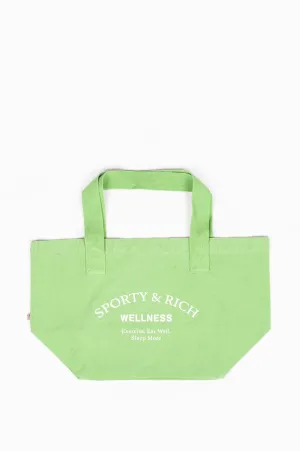 SPORTY AND RICH WELLNESS STUDIO TOTE CILANTRO