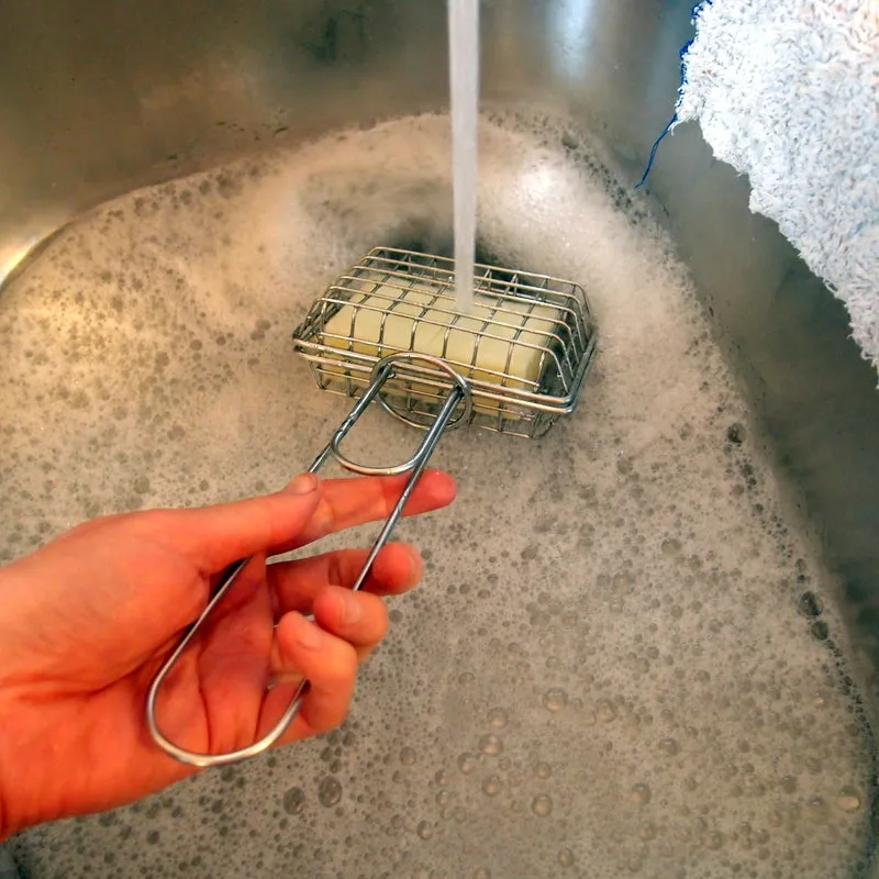 Stainless Steel Soap Shaker - Soap Saver - Suds Maker - for dishes, laundry and bubbly baths