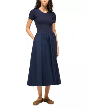 STAUD - Ysabel Dress - Navy