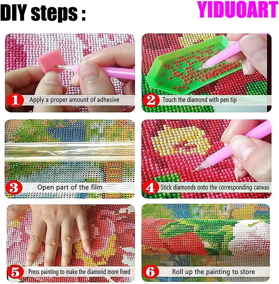 Stitch Diamond Painting Kits for Adults and Kids Canvas size : 12 x 16 inch 5D DIY Diamond Art Kits Round Full Drill Paint with Diamonds Crystal Rhinestone Cross Stitch