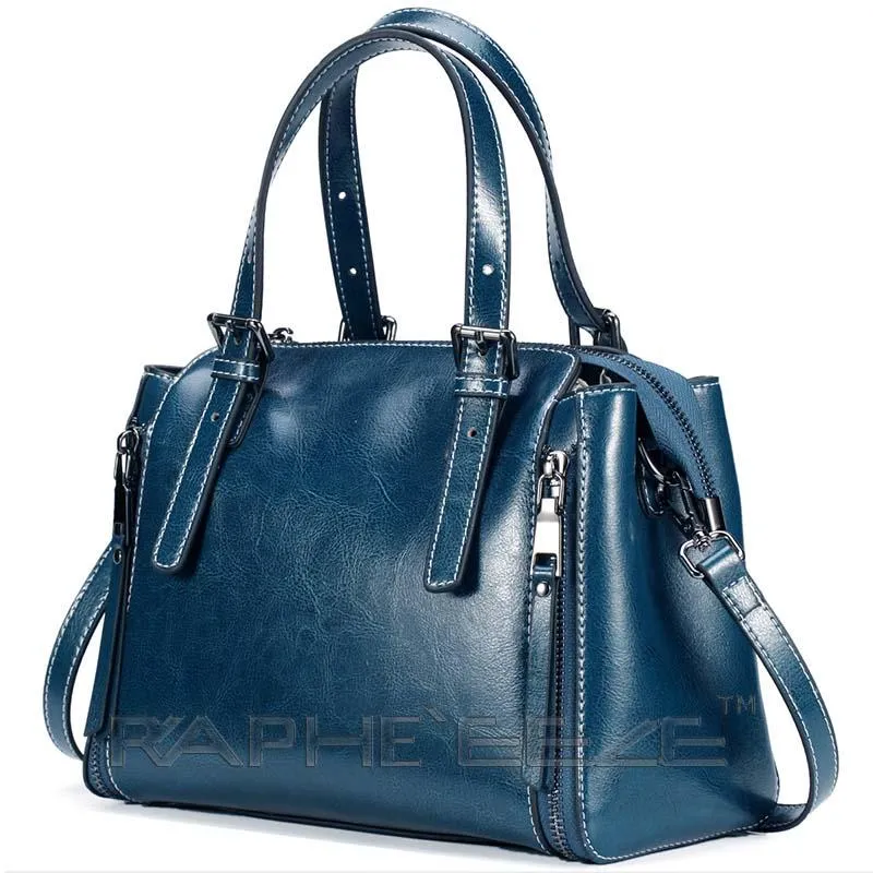 Stylish Tote Bag for Woman - Blue Mini Sized Handbag