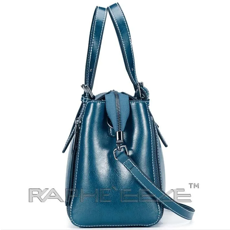 Stylish Tote Bag for Woman - Blue Mini Sized Handbag