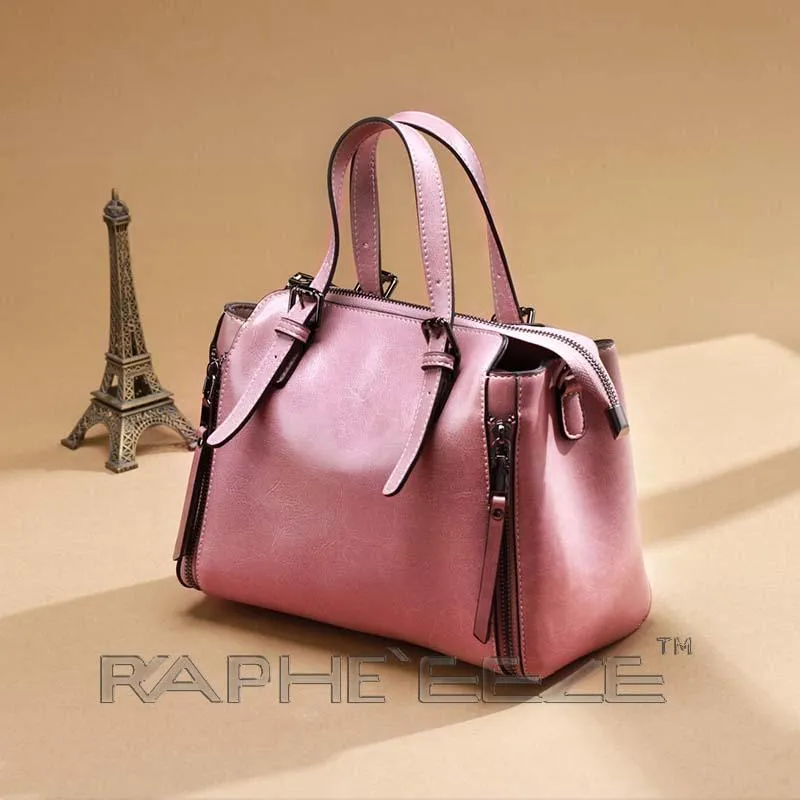 Stylish Tote Bag for Woman - Pink Mini Sized Handbag