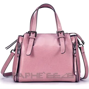 Stylish Tote Bag for Woman - Pink Mini Sized Handbag