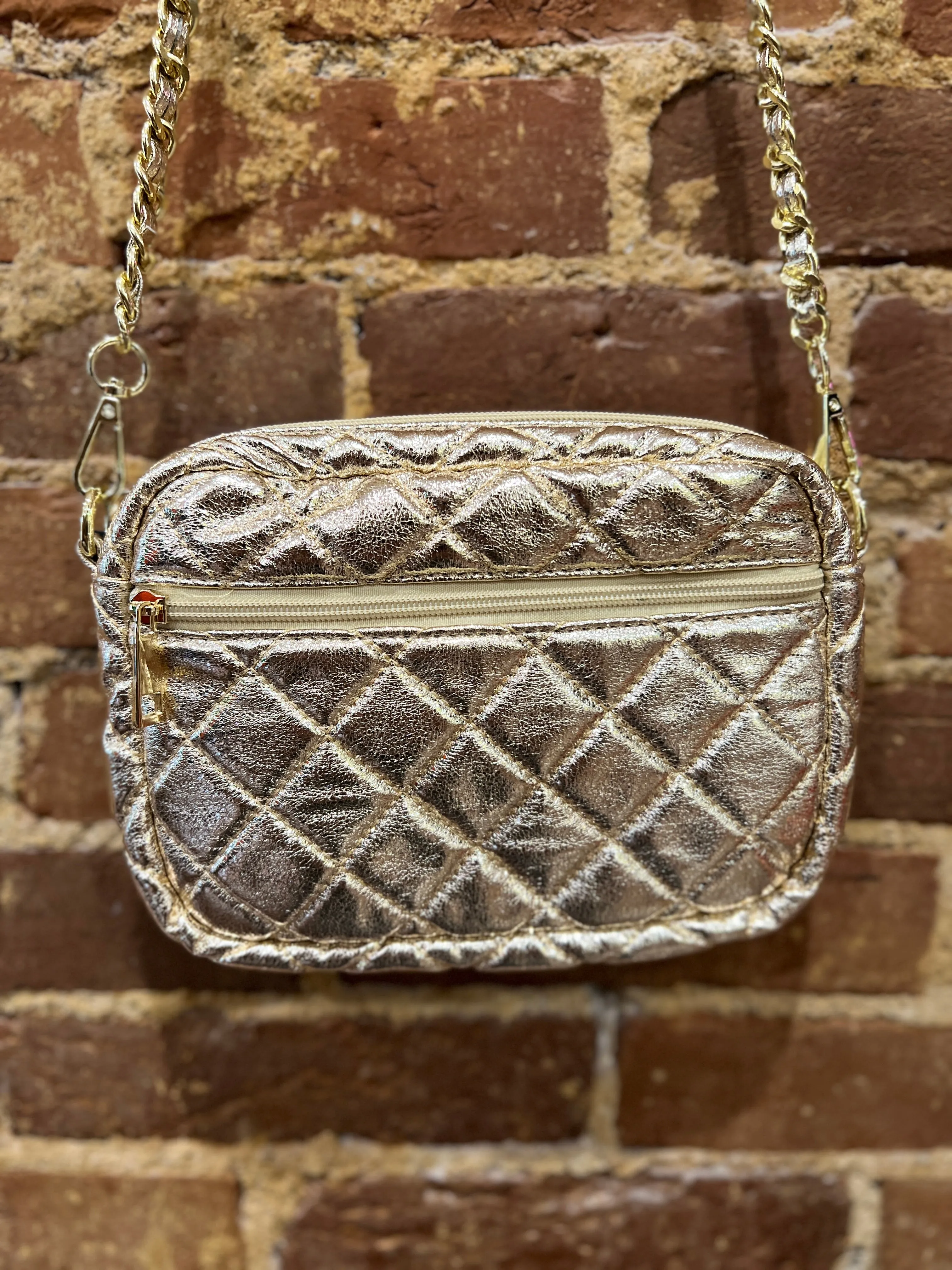 SueEllen Quilted Crossbody (More Colors)
