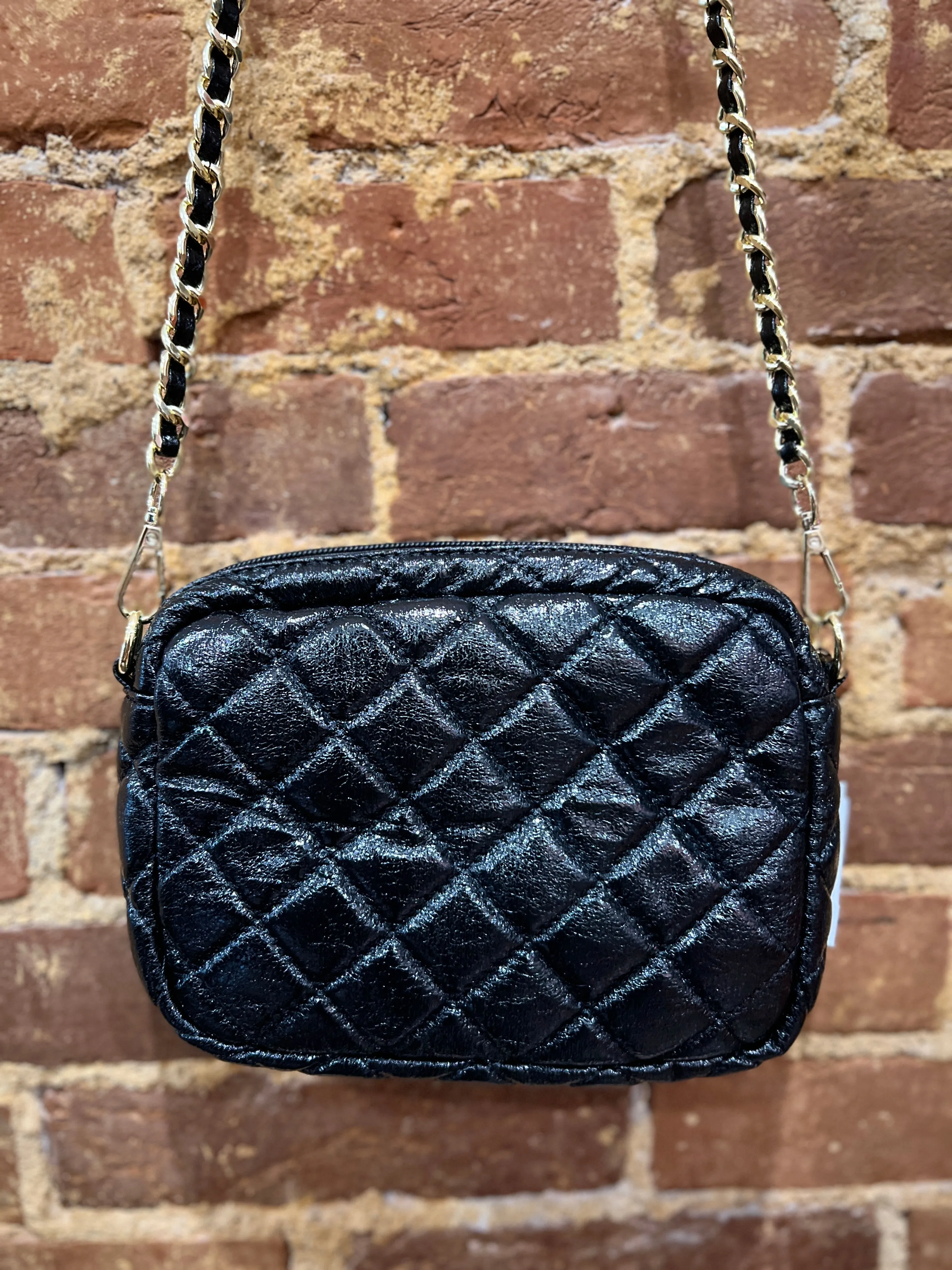SueEllen Quilted Crossbody (More Colors)