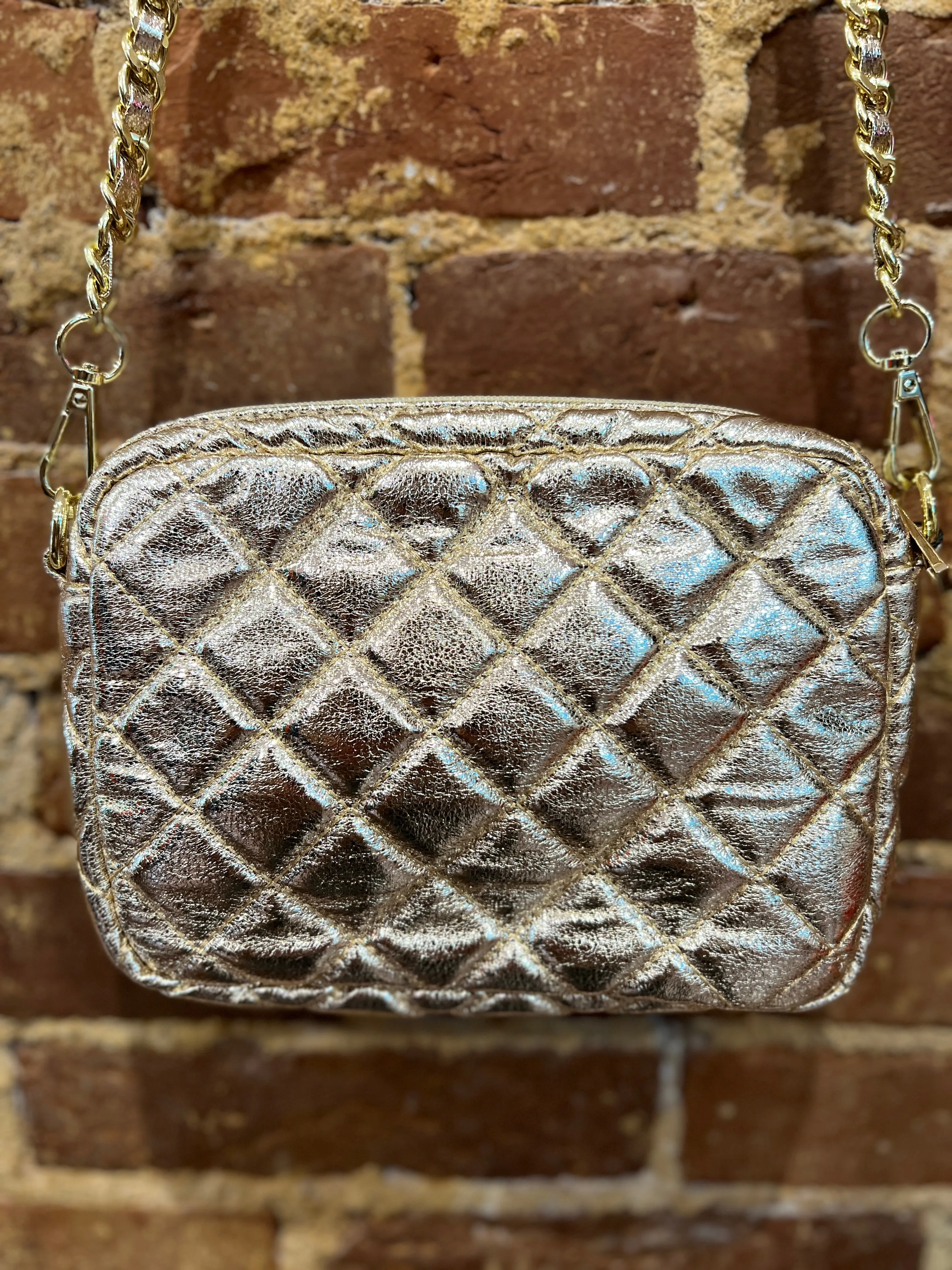 SueEllen Quilted Crossbody (More Colors)