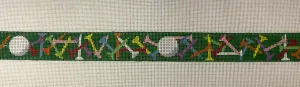 Susan Roberts Needlepoint MH3523 Golf Balls and Tee's Belt