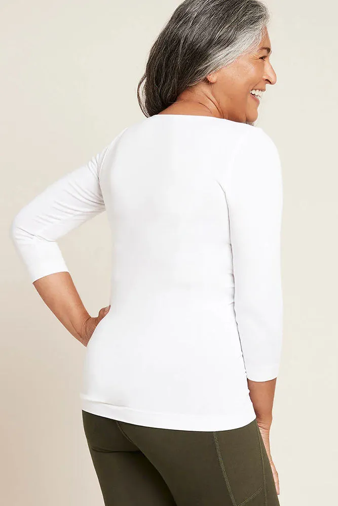 Sustainable 3/4 Sleeve Crew Neck