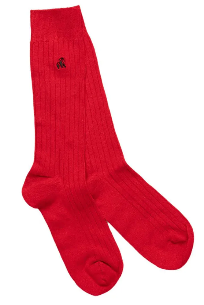 Sustainable Bamboo Rib Socks