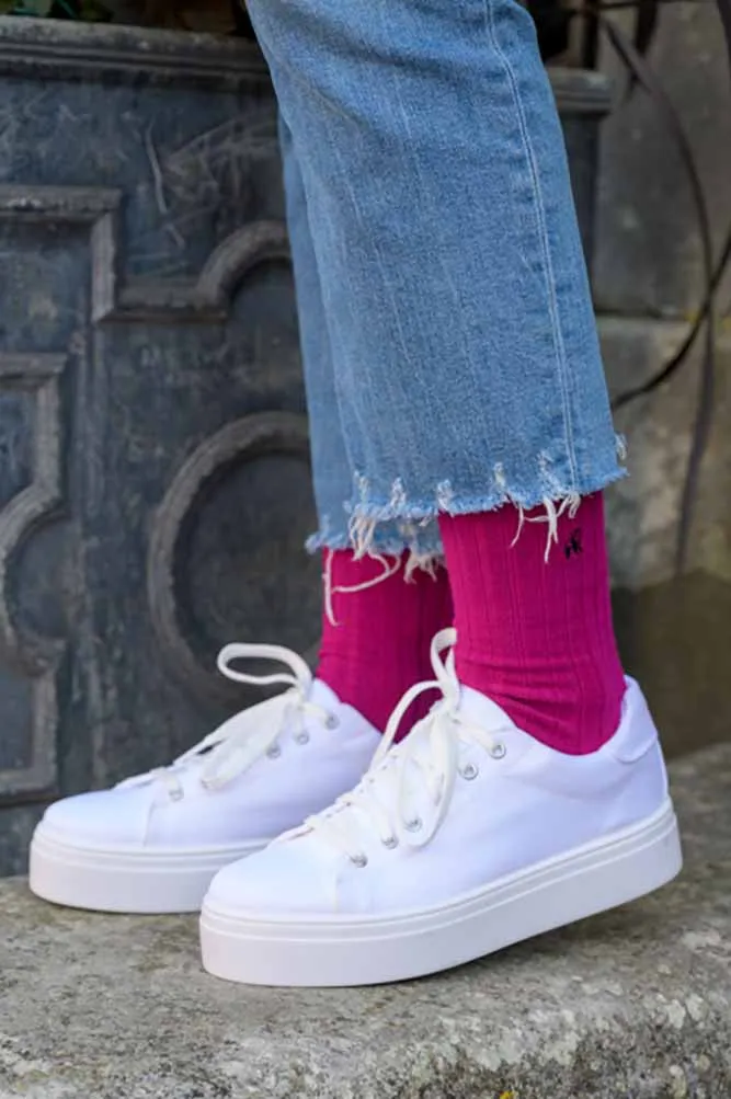 Sustainable Bamboo Rib Socks