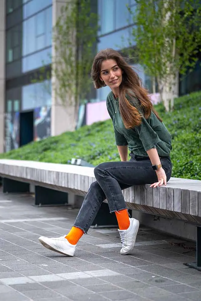 Sustainable Bamboo Rib Socks