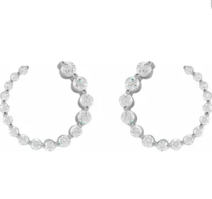 Sustainable Brilliant Haileys Comet Diamond Earrings