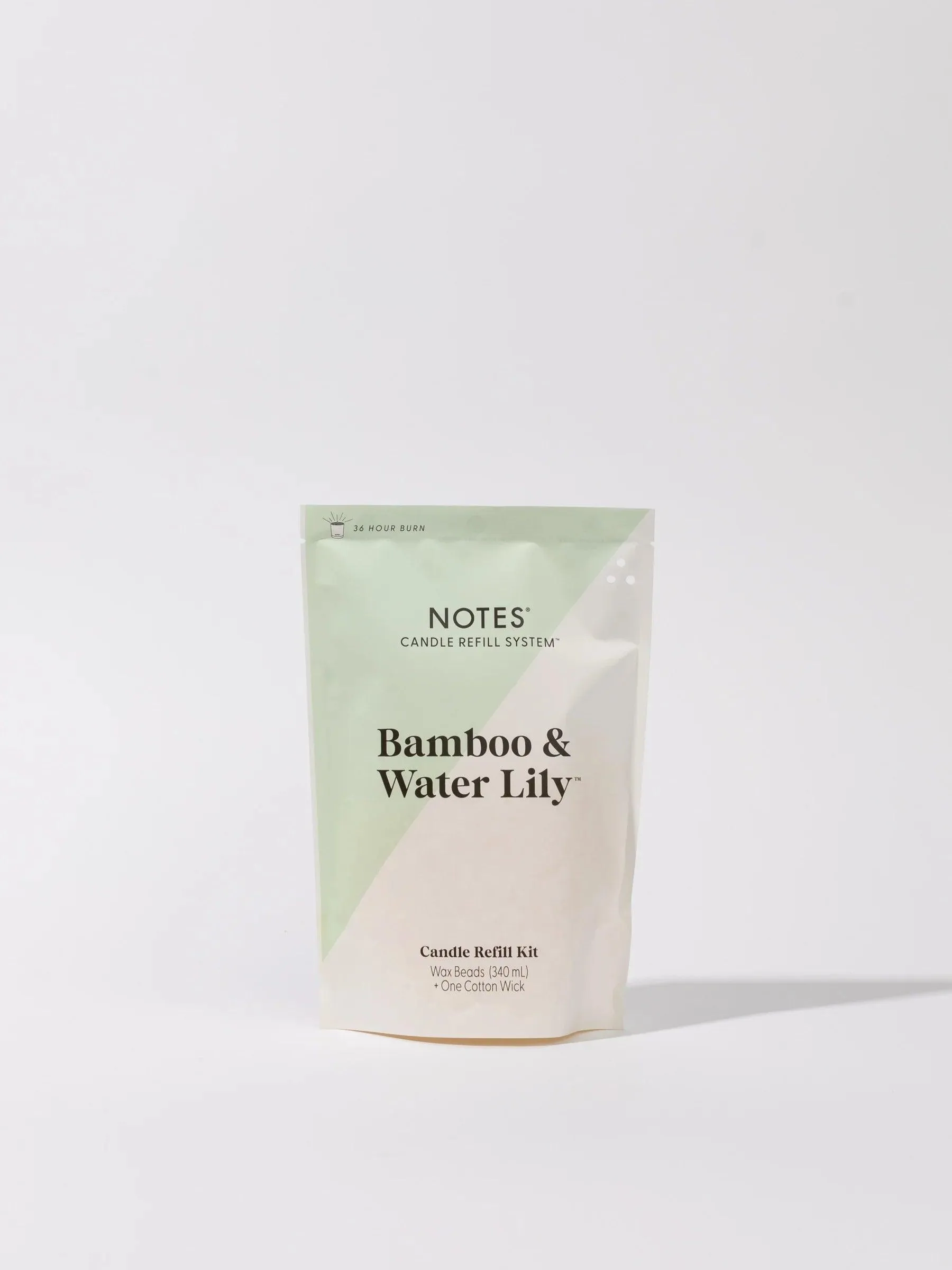 Sustainable Candle Refill Kit - NOTES Bamboo & Waterlilly