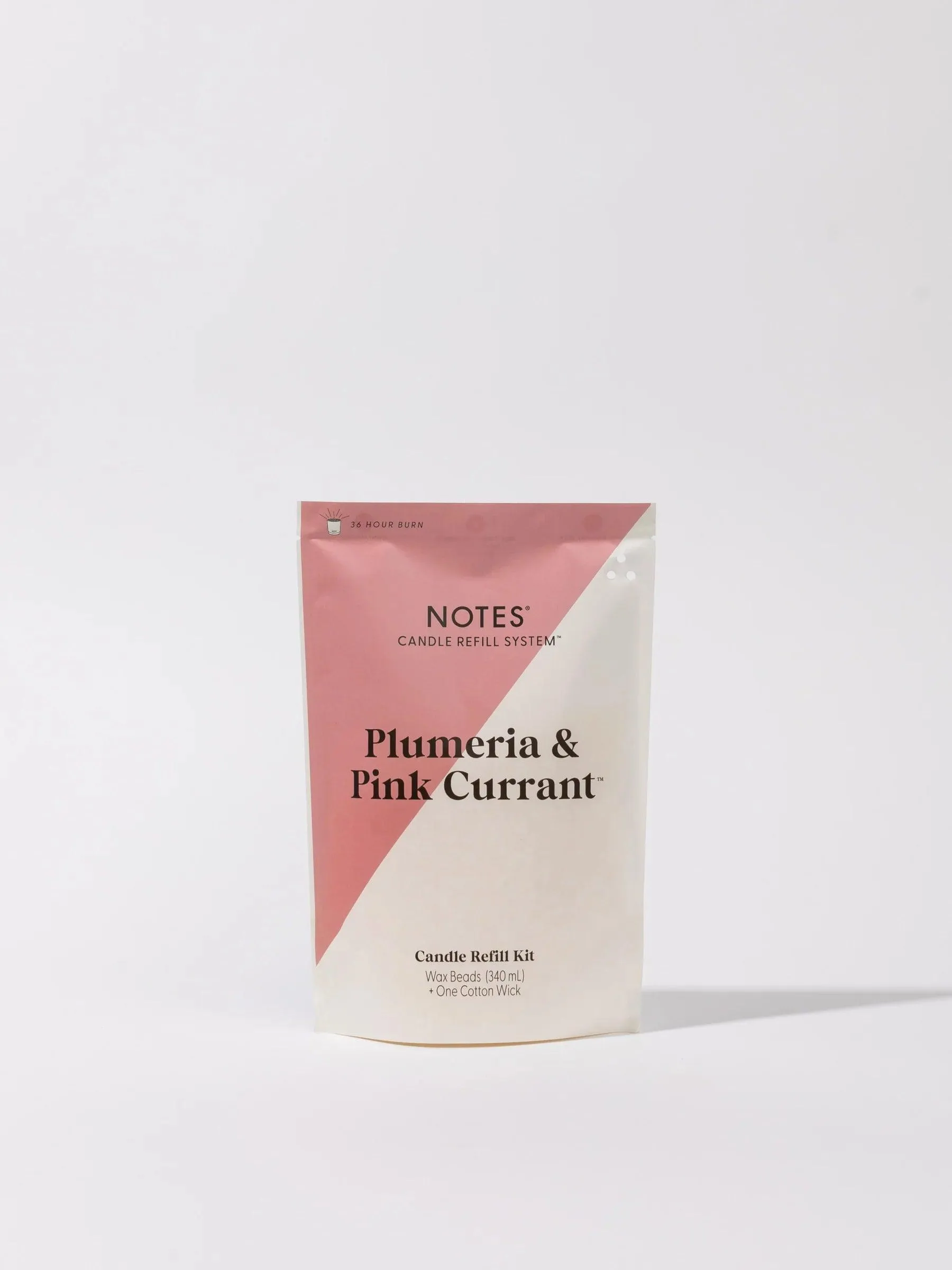 Sustainable Candle Refill Kit - NOTES Plumeria & Pink Currant