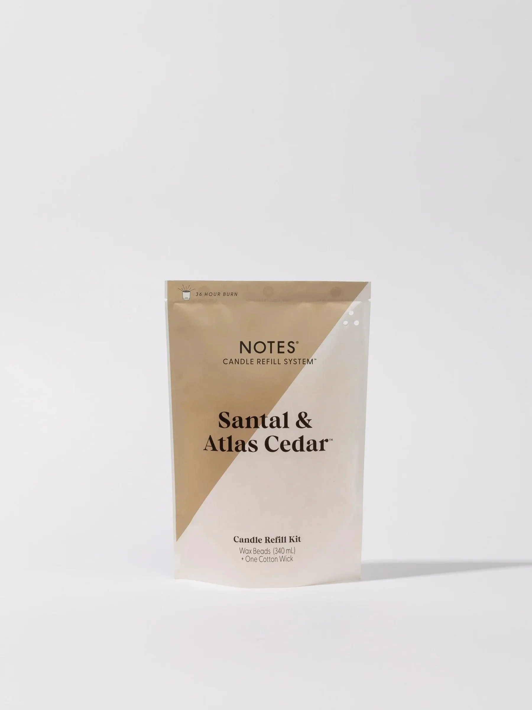 Sustainable Candle Refill Kit - NOTES Santal & Atlas Cedar
