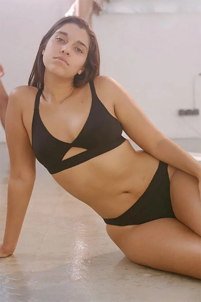 Sustainable Cotton Cut Out Bra