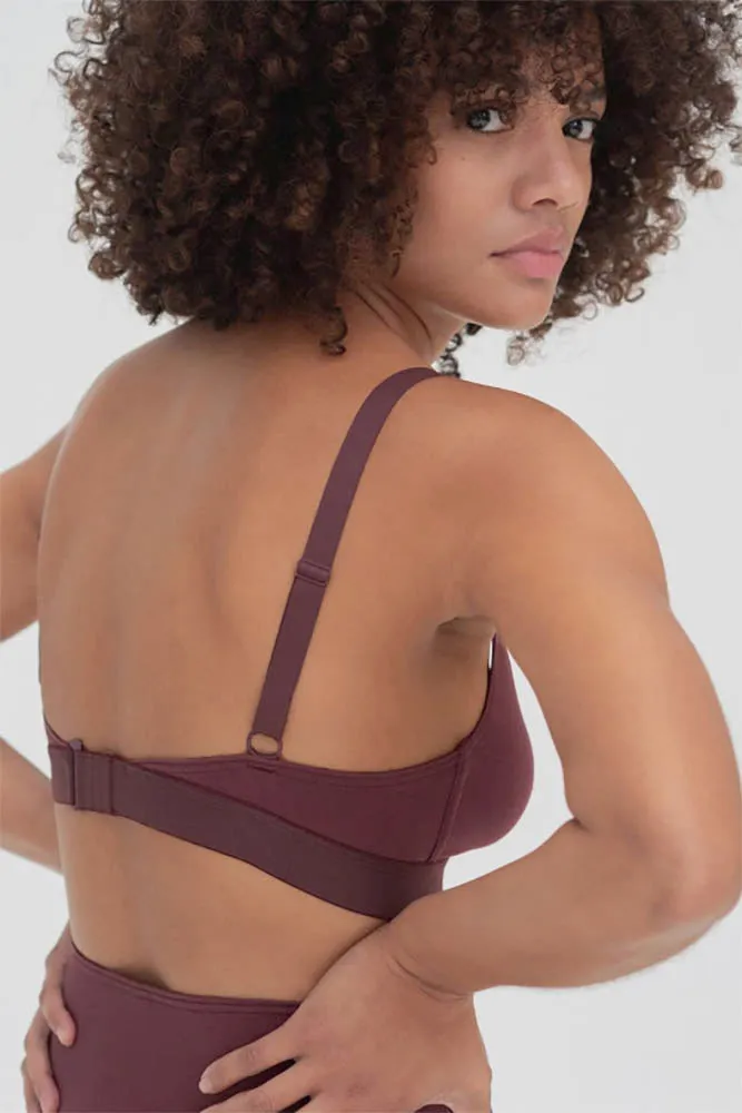 Sustainable Cotton Cut Out Bra