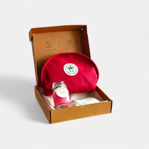 Sustainable Luxury Candle , Premium Cotton Canvas Pika Pouch | Sustainable Gifts | Crafted in India
