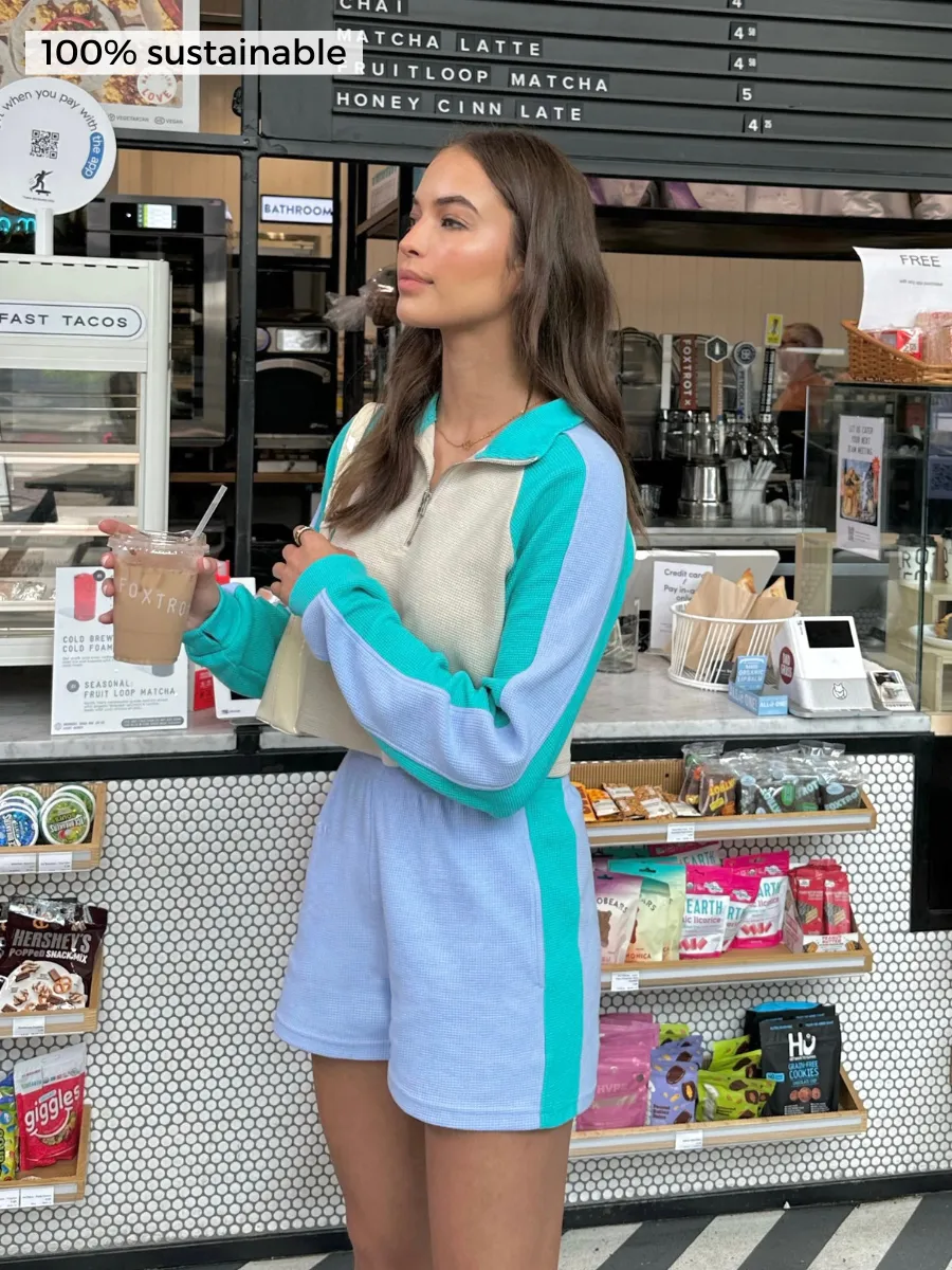 Sustainable Micro Waffle 90s Shorts