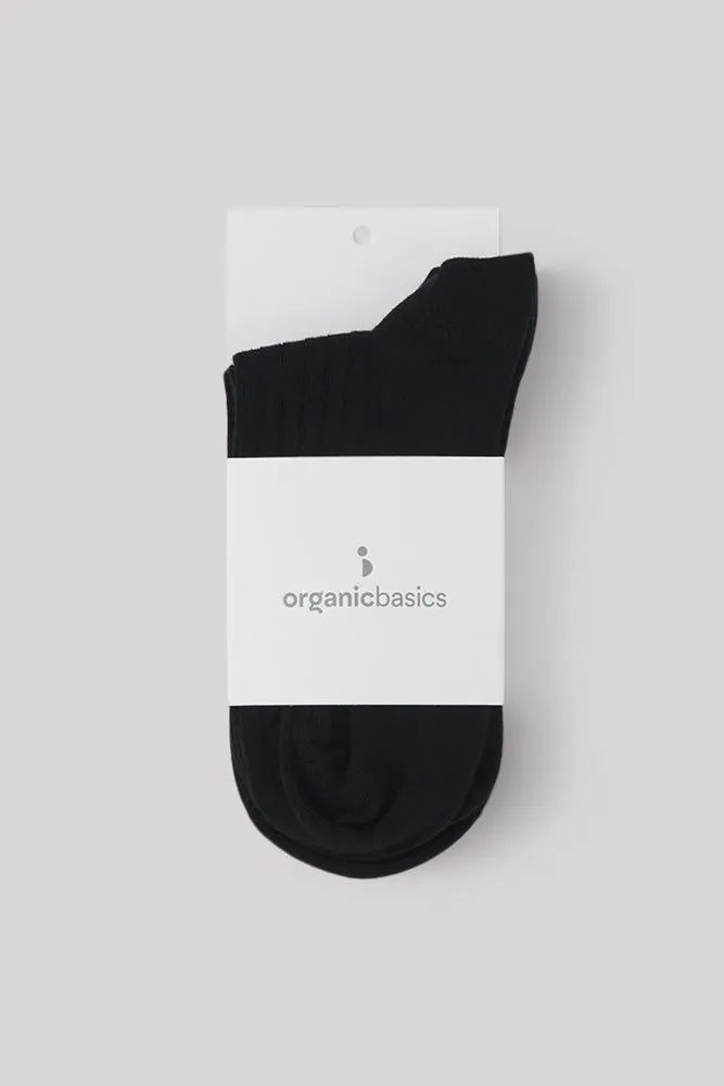 Sustainable Organic Cotton Rib Socks 2-Pack