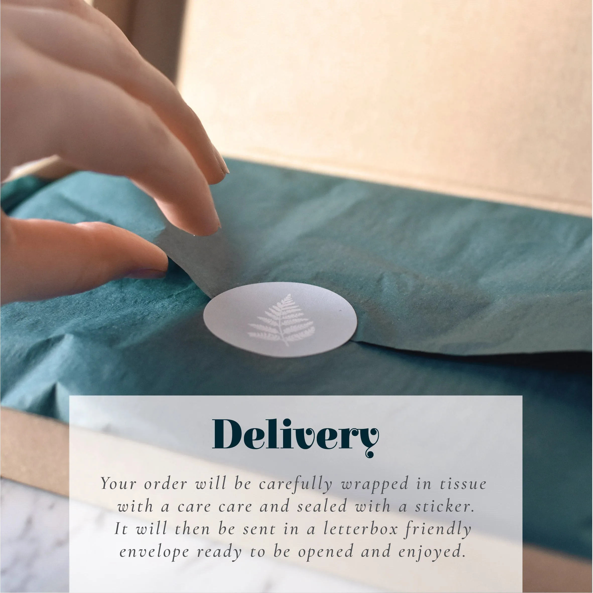 Sustainable Packaging Rubber Stamp